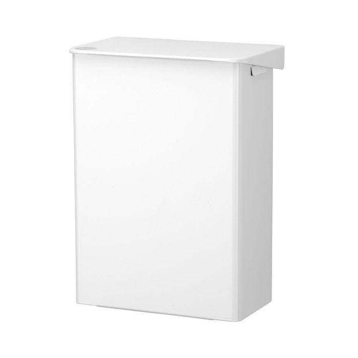 [OPH 231600] Ingo-man Abfallbox AB 6 P 6 Ltr. Aluminium pulverbeschichtet weiß