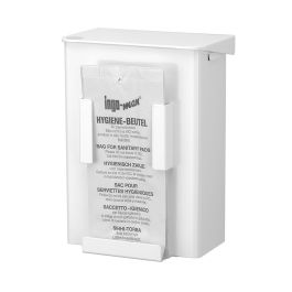 [OPH 232600] Ingo-man Hygiene-Abfallbox 6 Ltr. AB6HB1P Aluminium pulverbeschichtet weiß
