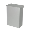 Ingo-man Abfallbox AB 15 A 15 Ltr. Aluminium silber eloxiert