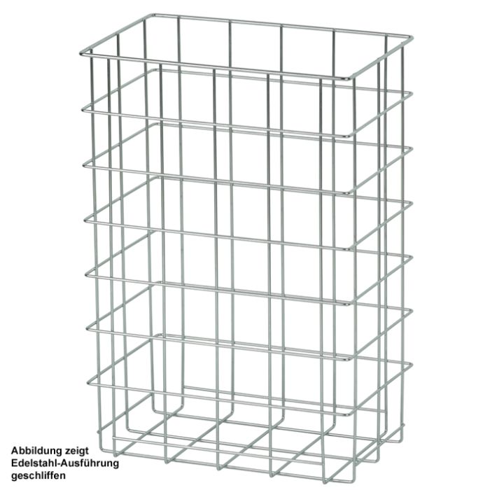 Ingo-man Abfallkorb SK 26 E 26 Ltr. Edelstahl geschliffen
