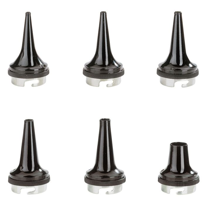 Dauergebrauchs-Trichter schwarz (6 Stck.)