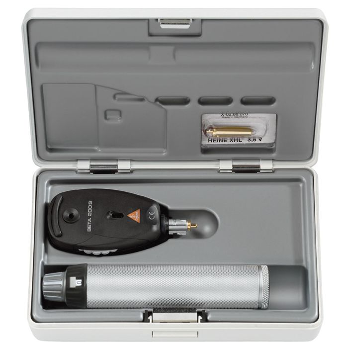 BETA 200 S LED Ophthalmoskop-Set 2,5 V Mit BETA Batteriegriff