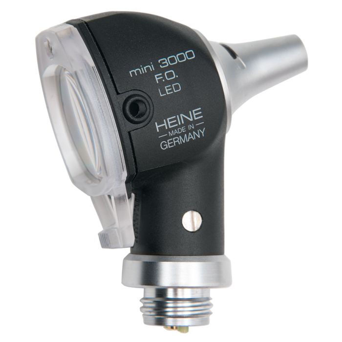 [OPT D-008.70.106] Mini 3000 F.O. Otoskop-Kopf 2,5 V LED Schwarz, ohne Griff und ohne Zubehör