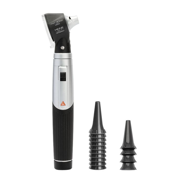 [OPT D-008.70.220] Mini 3000 Otoskop 2,5 V LED, schwarz Mit Batteriegriff mini 3000