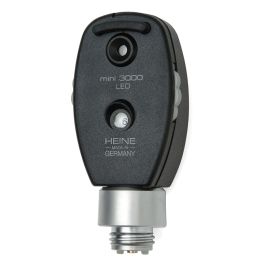 Mini 3000 LED Ophthalmoskop-Kopf 2,5 V Schwarz, ohne Griff