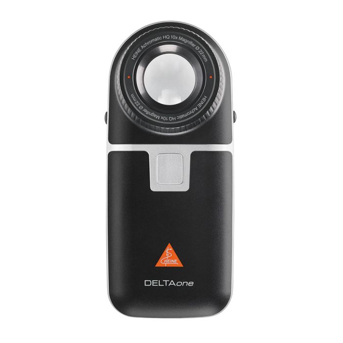 [OPT K-210.28.305] DELTAone Dermatoskop LED Standard Edition, schwarz-silber