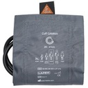 Klettenmanschette komplett, 1-Schlauch Erwachsene, 14 x 58 cm