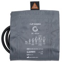 Klettenmanschette komplett, 2-Schlauch Erwachsene groß, 17 x 70 cm