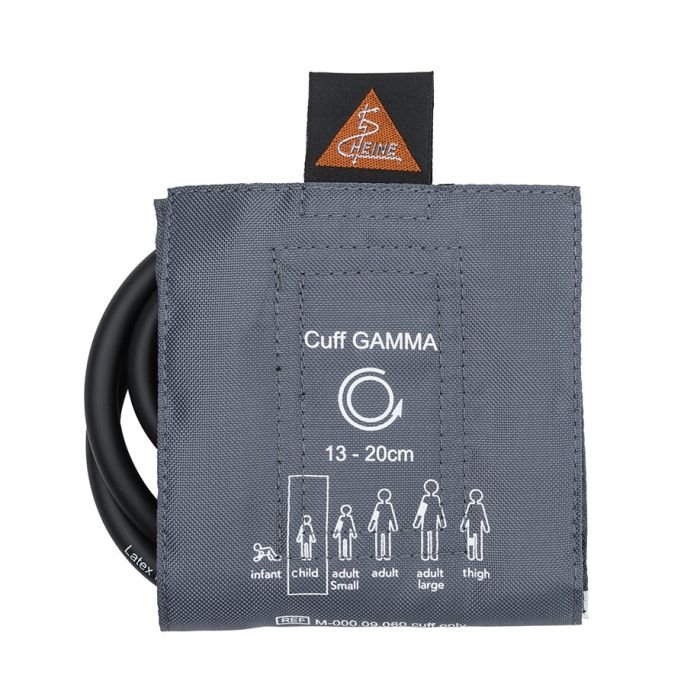 Klettenmanschette komplett, 1-Schlauch Kinder, 10 x 34 cm