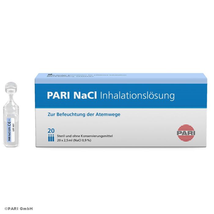 [PAR 077G0000] PARI NaCl Inhalationslösung 0,9% (20 Ampullen à 2,5 ml)