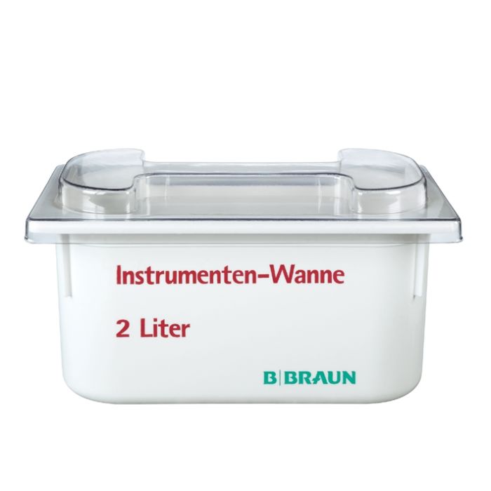 Helipur Instrumentenwanne 2 Ltr. Mit Siebeinsatz und Deckel