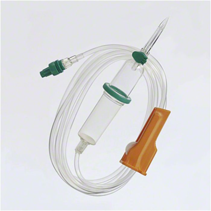 Intrafix SafeSet Infusionsgerät RV 180 cm, mit Rückschlagventil