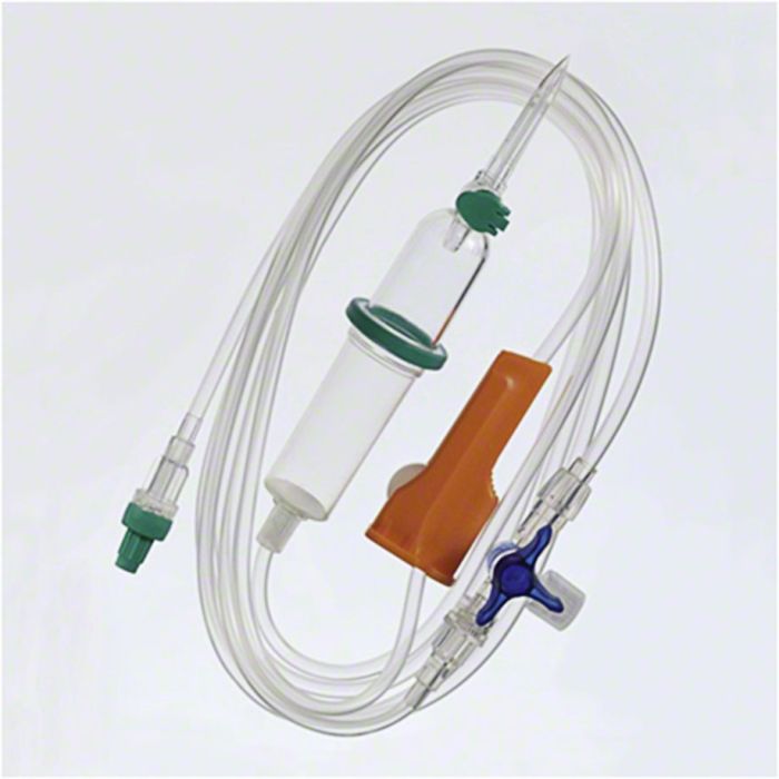 [PET 4063006] Intrafix SafeSet Infusionsgerät 220 cm Mit Dreiwegehahn Discofix C