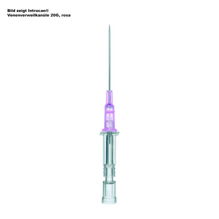 [PET 4252098B] Introcan Venenverweilkanüle 22 G, 0,9 mm Blau, 25 mm Stichlänge