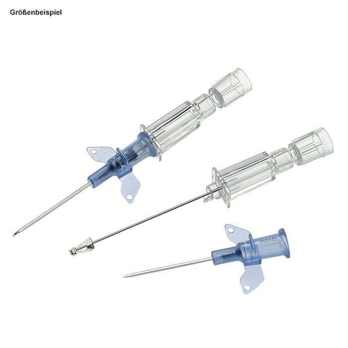 [PET 4254511-01] Introcan Safety-W FEP Venenverweilkanüle 22 G, 0,9 mm, blau, 25 mm Stichlänge