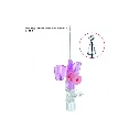 Vasofix Safety 20 G, 1,1 mm, rosa mit Weißem Ring, 25 mm Stichlänge, PUR