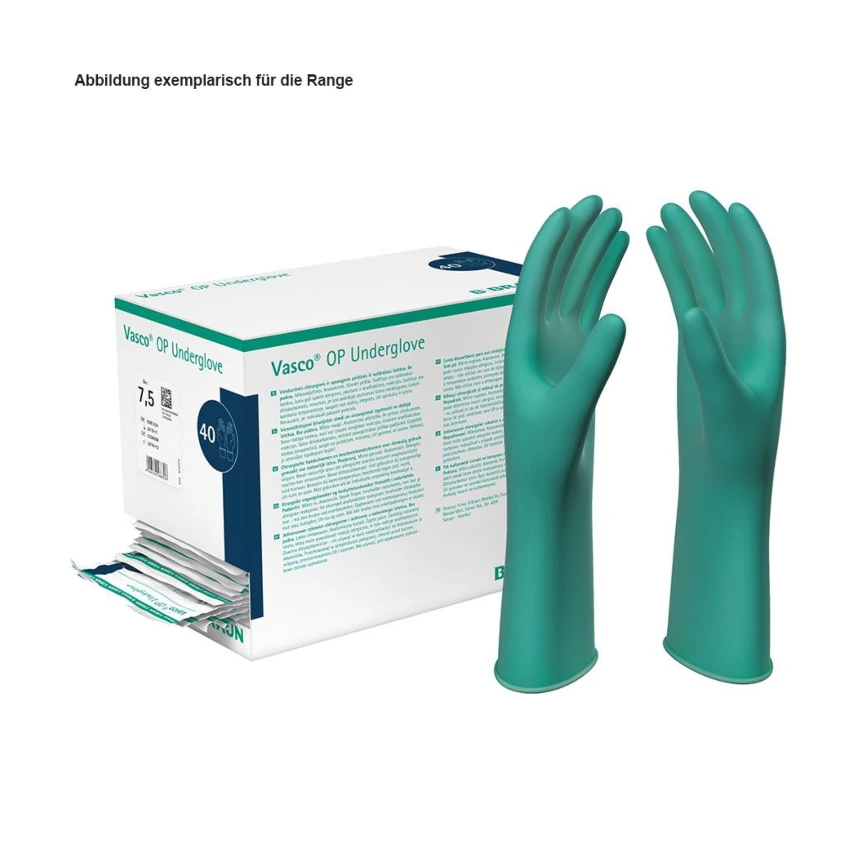 Vasco OP-Undergloves puderfrei, Latex Steril Gr. 7,5 (40 Paar)