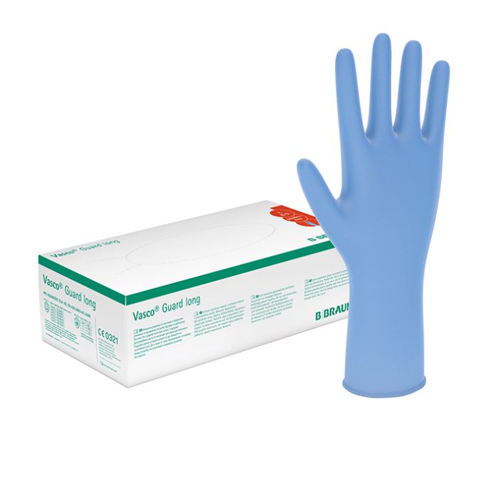 [PET 9205542] Vasco Guard long U.-Handschuhe PF, Gr. XL, unsteril (90 Stck.)
