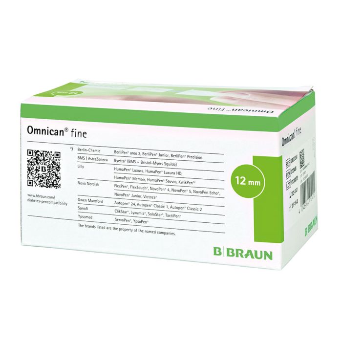 Omnican fine Pen-Kanülen 0,33 x 12 mm (100 Stck.)