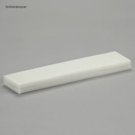 Alu-Schiene Ingo, 30 x 5 cm, 3 cm hoch Beidseitig gepolstert