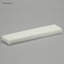 Alu-Schiene Ingo, 30 x 5 cm, 3 cm hoch Beidseitig gepolstert