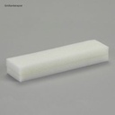 Alu-Schiene Ingo, 20 x 3 cm, 3 cm hoch Beidseitig gepolstert
