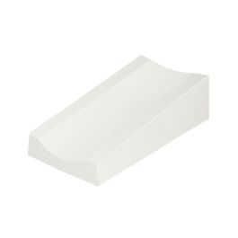 Injektionskissen Ava, 30 x 15 x 7,5/4 cm PU-beschichtet, elfenbeinweiß