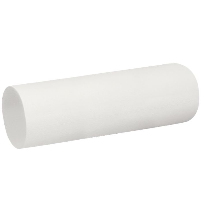 Nacken- und Knierolle Emil, 50 x 15 cm PU-beschichtet, elfenbeinweiß