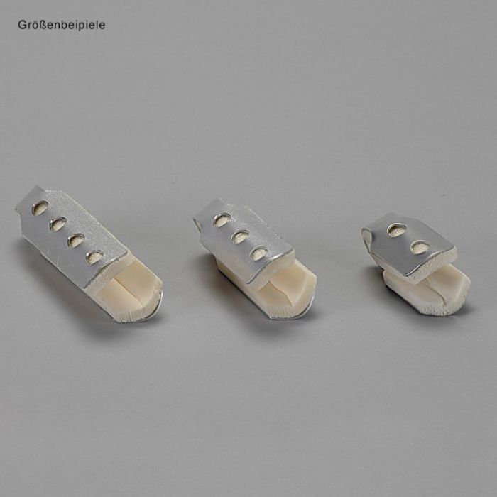 Fingerschiene Lara 90 mm Röhrenförmig, gepolstert