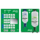 Plum Augen-Notfallstation Duo offen 2 Flaschen mit Anleitung, Wandhalter