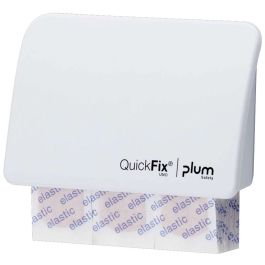 [PLU 5532] QuickFix UNO Pflasterspender weiß Inkl. 45 Strips elastic