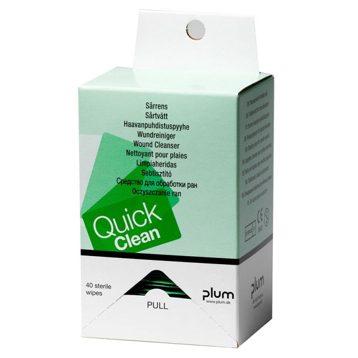 [PLU 5551] QuickClean Wundreinigungstücher (40 Stck.)
