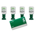 Plum Augenspüllösung 4 x 200ml (4691) u. 1 x QuickFix Pflasterspender leer (5500)