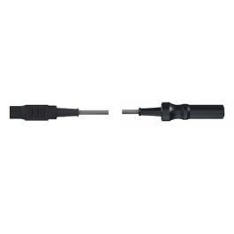 [REG 92016] HF-Kabel bipolar, Flachstecker Vierkant, 5 m