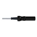 HF-Kabel bipolar, Flachstecker, gerade 5 m