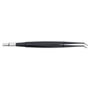 Pinzette bipolar, gerade 180 mm 8 x 1 mm, 45° abgewinkelt