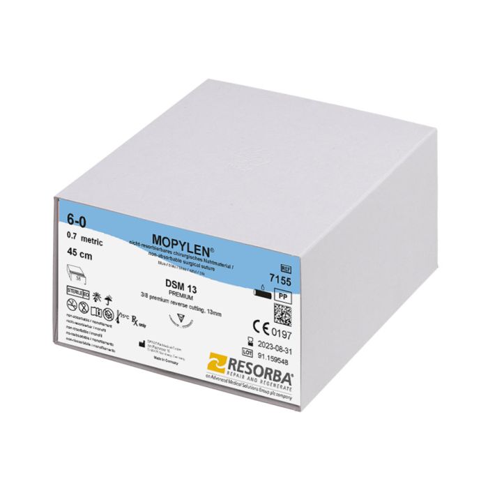 [RES 7155] MOPYLEN DSM 13 6/0=0,7 blau monofil
