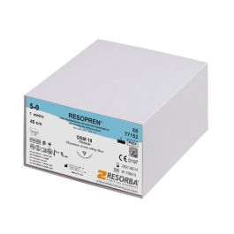 [RES 77152] RESOPREN DSM 18 5/0=1 blau monofil Nahtmaterial Fadenlänge 45 cm (36 Stck.)