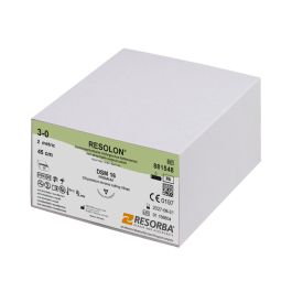 [RES 881548] RESOLON DSM 16 3/0=2 blau monofil Nahtmaterial Fadenlänge 45 cm (36 Stck.)