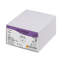 PGA-RESORBA HRX 35 1=4, violett Nahtmaterial Fadenlänge 70 cm (24 Stck.)