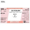 GLYCOLON DS 18 3/0=2 ungefärbt Nahtmaterial Fadenlänge 70 cm (24 Stck.)