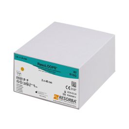 ResoLOOPs Anschlingschlauch 2 x 0,45 m Ø 1,5 x 1,0 mm, gelb, steril (24 Stck.)