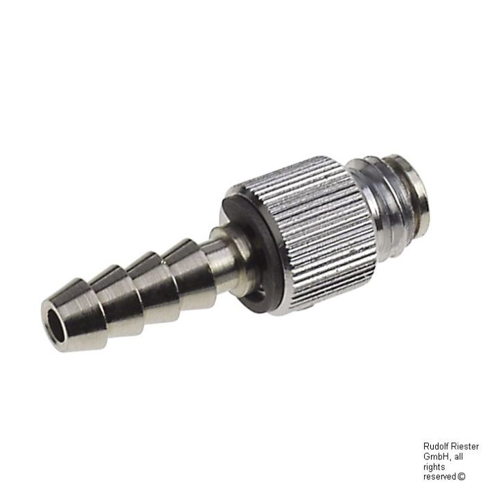 [RIE 10373] Schlauchverschraubung Teil II (lang) Verchromt