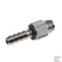 Schlauchverschraubung Teil II (lang) Verchromt