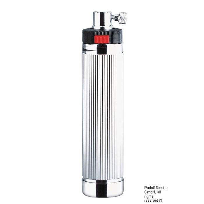 [RIE 10425] Batteriegriff Typ C Rheostat, Ø 28 mm Verchromt für 2 Batterien Typ C