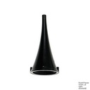 Ohrtrichter, wiederverwendbar, Ø 2 mm Schwarz