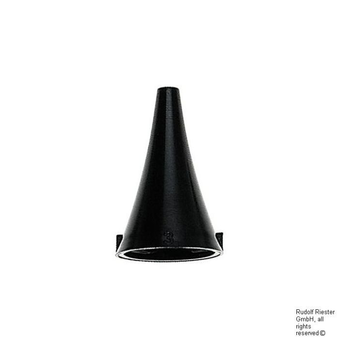 Ohrtrichter, wiederverwendbar, Ø 3 mm Schwarz