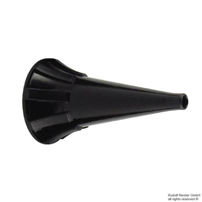 [RIE 10772-531] Einmal-Ohrtrichter, Ø 2,5 mm, schwarz (100 Stck.)