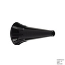 Trichter, wiederverwendbar, Ø 4 mm Schwarz (10 Stck.)