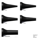 Ohrtrichter, wiederverwendbar, Ø 5 mm Schwarz (10 Stck.)